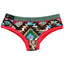 Bamboo Green/Pink Bootyshort / Swim Bottom