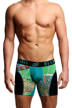 Bamboo Green & Black Boxer Brief thumbnail 1