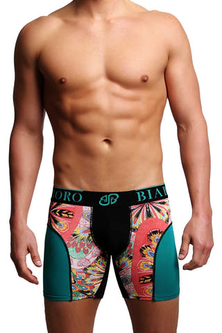 Bamboo Green & Black Boxer