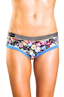 Bamboo Grey/Light-Blue Bootyshort / Swim Bottom thumbnail 2