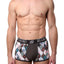 Bamboo Grey/Multi-Color Palm Printed Trunk