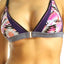 Bamboo Purple/Pink Aztec-Print Bralette / Swim Top