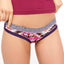 Bamboo Purple/Pink Aztec-Print Brazilian Panty / Swim Bottom