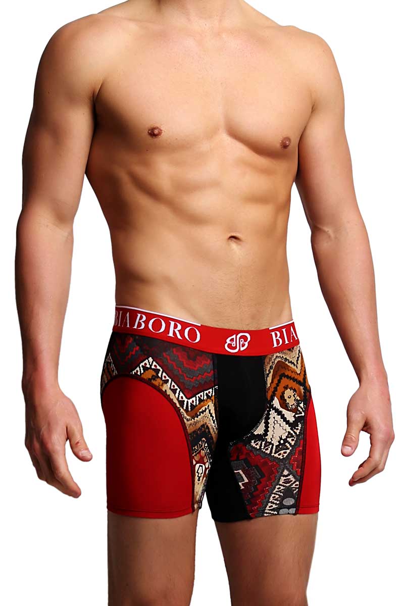 Bamboo Red & Black Boxer Brief