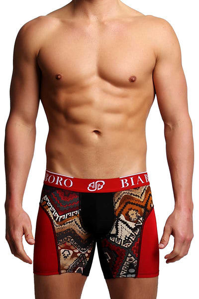 Bamboo Red & Black Boxer Brief