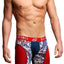 Bamboo Red & Dark Blue Boxer