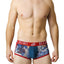 Bamboo Red & Deep Blue Trunk