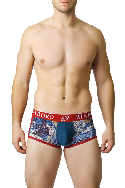 Bamboo Red & Deep Blue Trunk