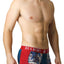 Bamboo Red & Deep Blue Trunk