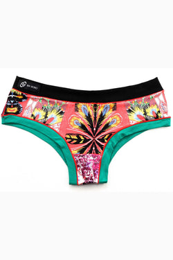 Bamboo Solid-Black/Medium-Green Bootyshort / Swim Bottom thumbnail 1