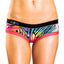 Bamboo Solid-Black/Pink Bootyshort / Swim Bottom
