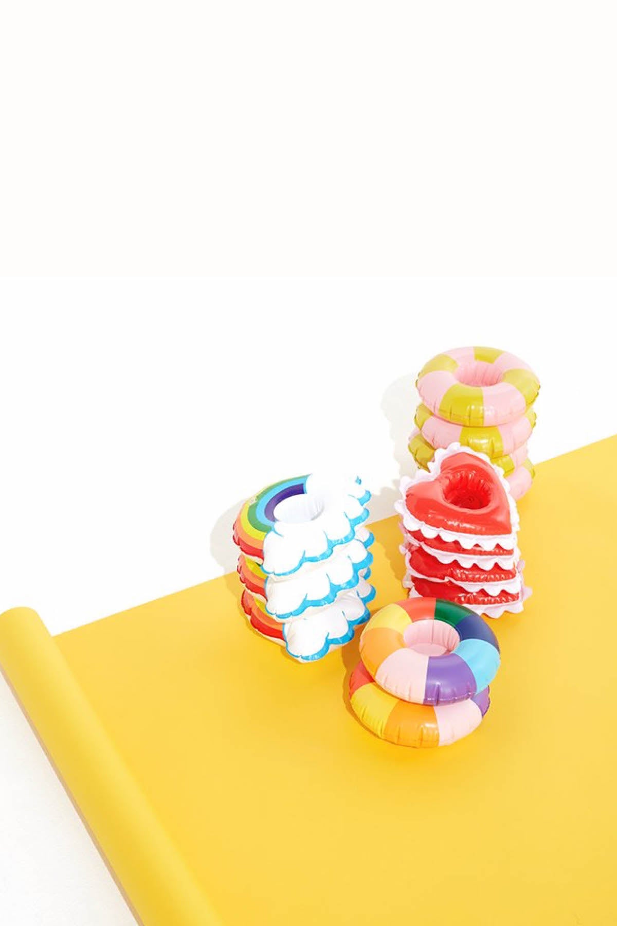 Ban.do Beverly-Stripe Float-On Drink Floatie 2-Pack