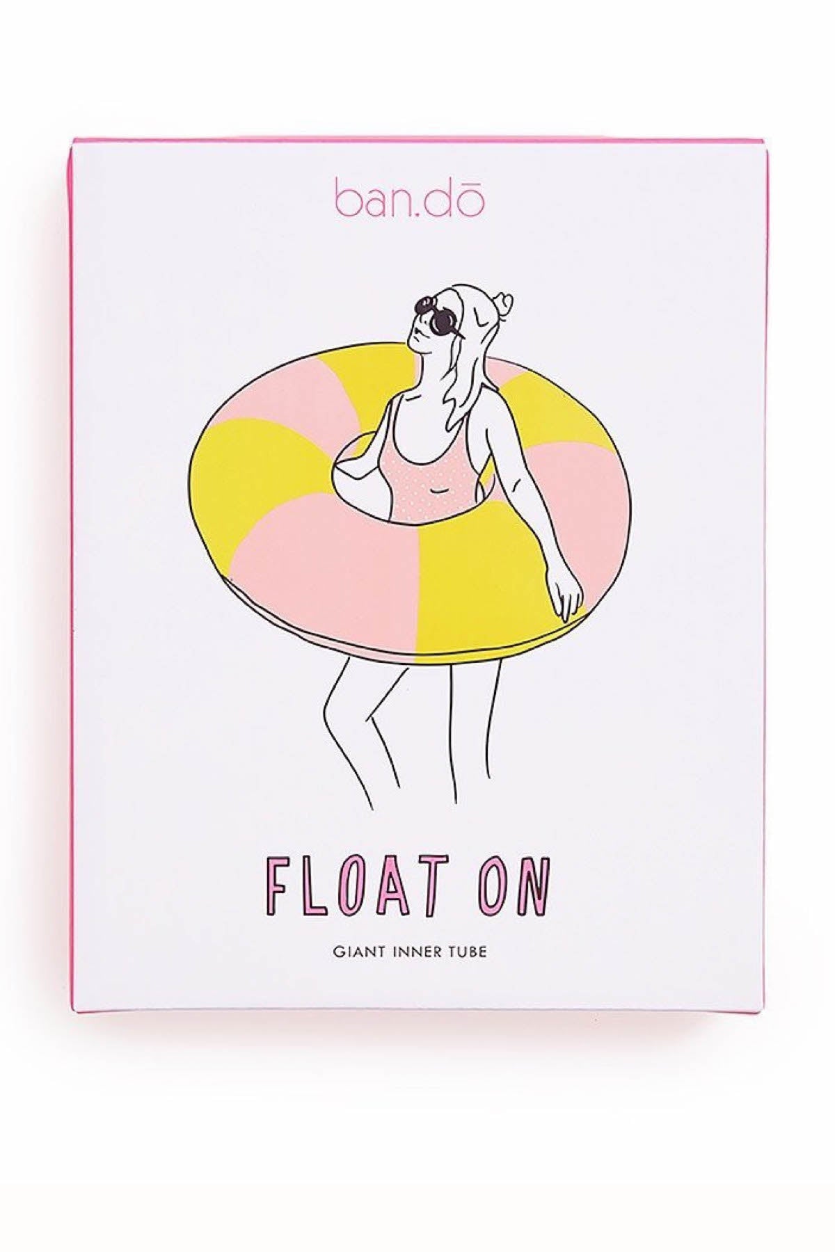 Ban.do Beverly Stripe Float-On Giant Inflatable Inner Tube