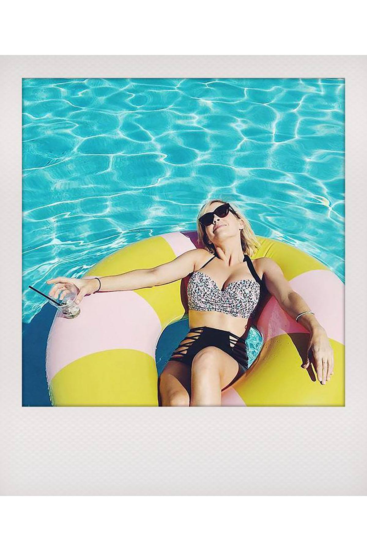 Ban.do Beverly Stripe Float-On Giant Inflatable Inner Tube