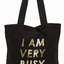 Ban.do Black Very Busy Canvas Tote
