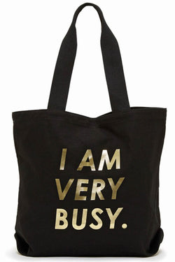 Ban.do Black Very Busy Canvas Tote thumbnail 1
