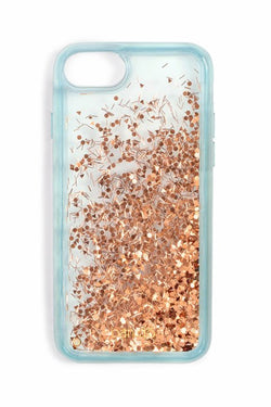 Ban.do Blue & Rose-Gold Glitter Bomb iPhone Case thumbnail 2