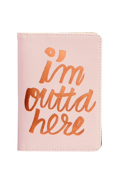 Ban.do Blush I'm-Outta-Here Passport Holder