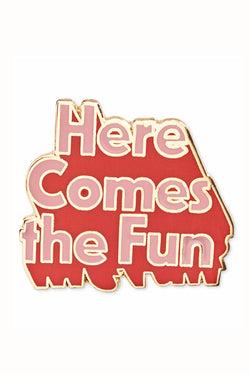 Ban.do Here Comes The Fun Flair Pin thumbnail 1