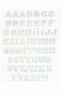 Ban.do Holographic Alphabet Leatherette Plushie Stickers thumbnail 3