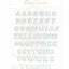 Ban.do Holographic Alphabet Leatherette Plushie Stickers