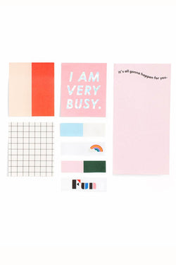Ban.do I Am Very Busy 8pk Sticky Note Set thumbnail 3