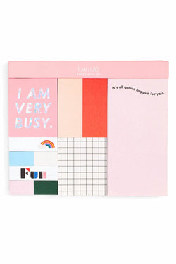 Ban.do I Am Very Busy 8pk Sticky Note Set thumbnail 1