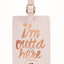 Ban.do I'm Outta Here Luggage/ID Tag