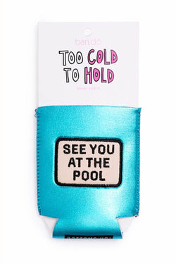 Ban.do Metallic-Blue At The Pool Drink Sleeve thumbnail 1