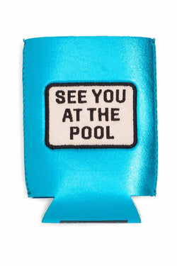 Ban.do Metallic-Blue At The Pool Drink Sleeve thumbnail 3
