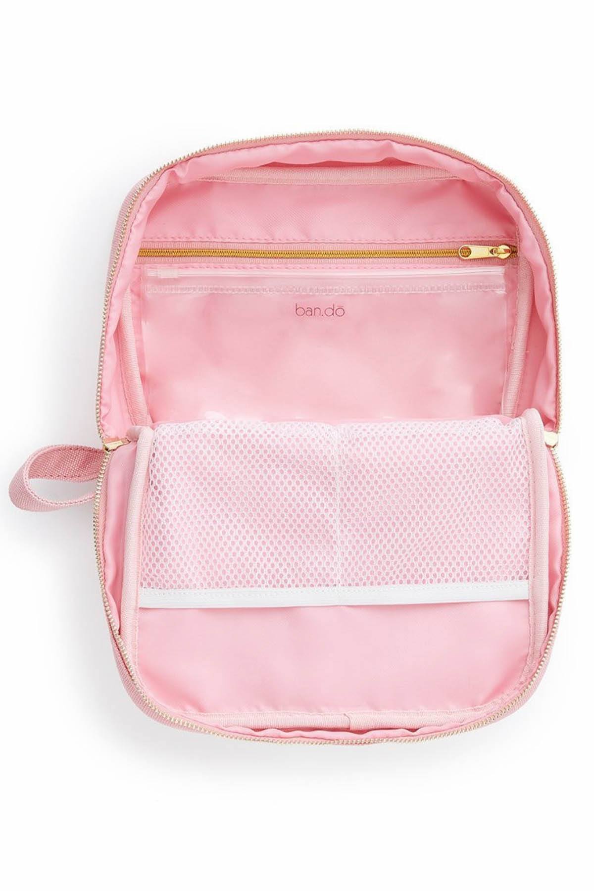 Ban.do Pink Available For Weekends Toiletries Bag