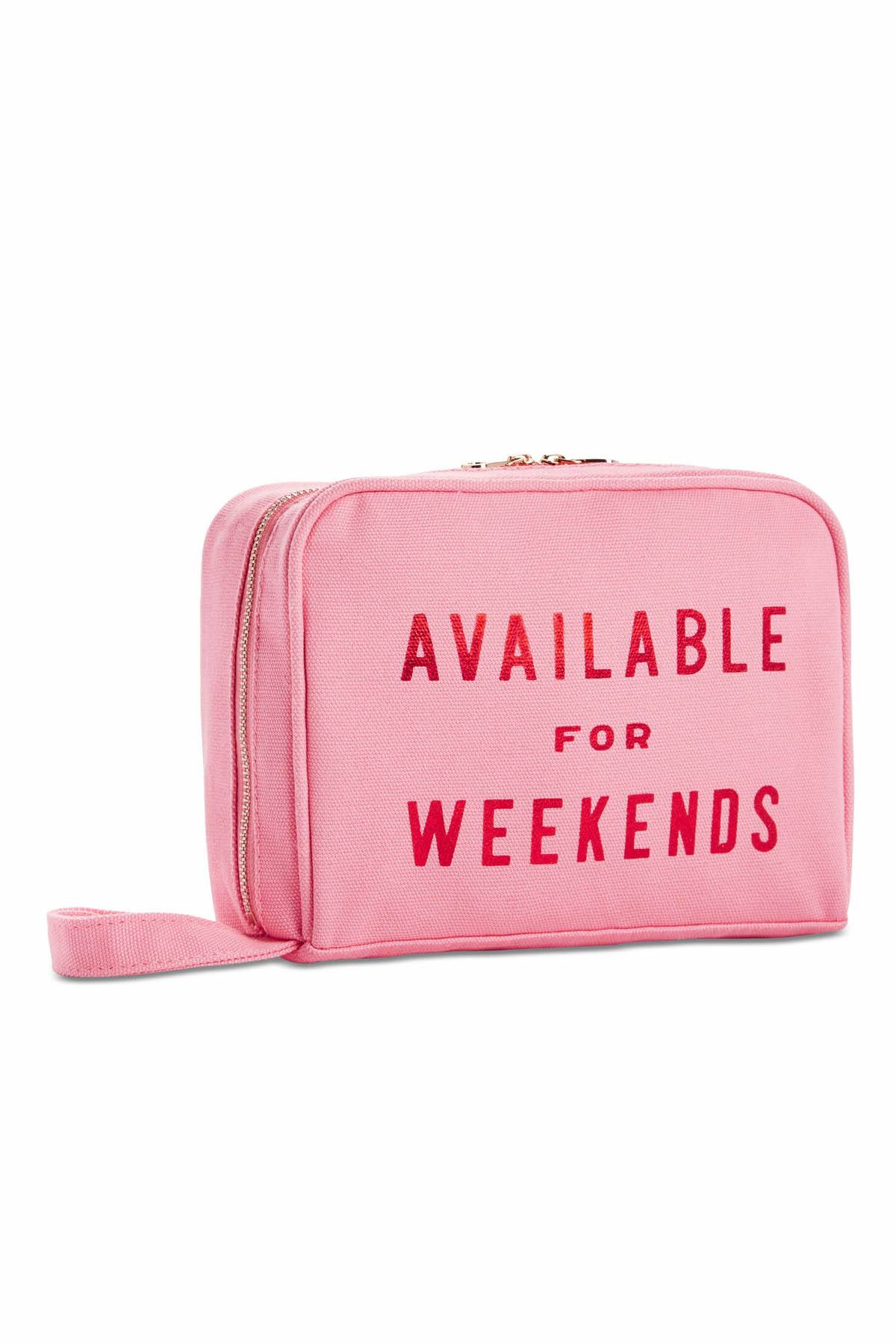 Ban.do Pink Available For Weekends Toiletries Bag