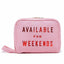 Ban.do Pink Available For Weekends Toiletries Bag