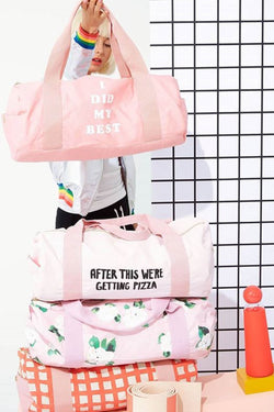 Ban.do Pink Getting Pizza Gym Bag thumbnail 4