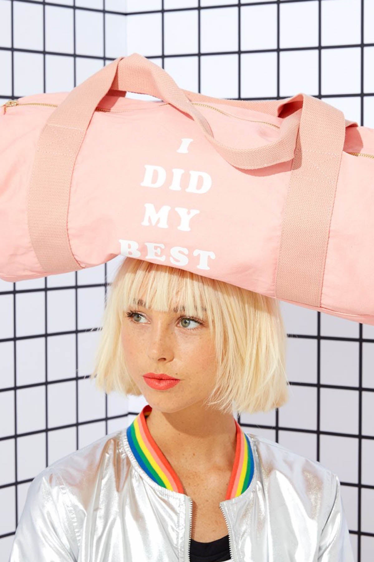 Ban.do Pink My Best Gym Bag