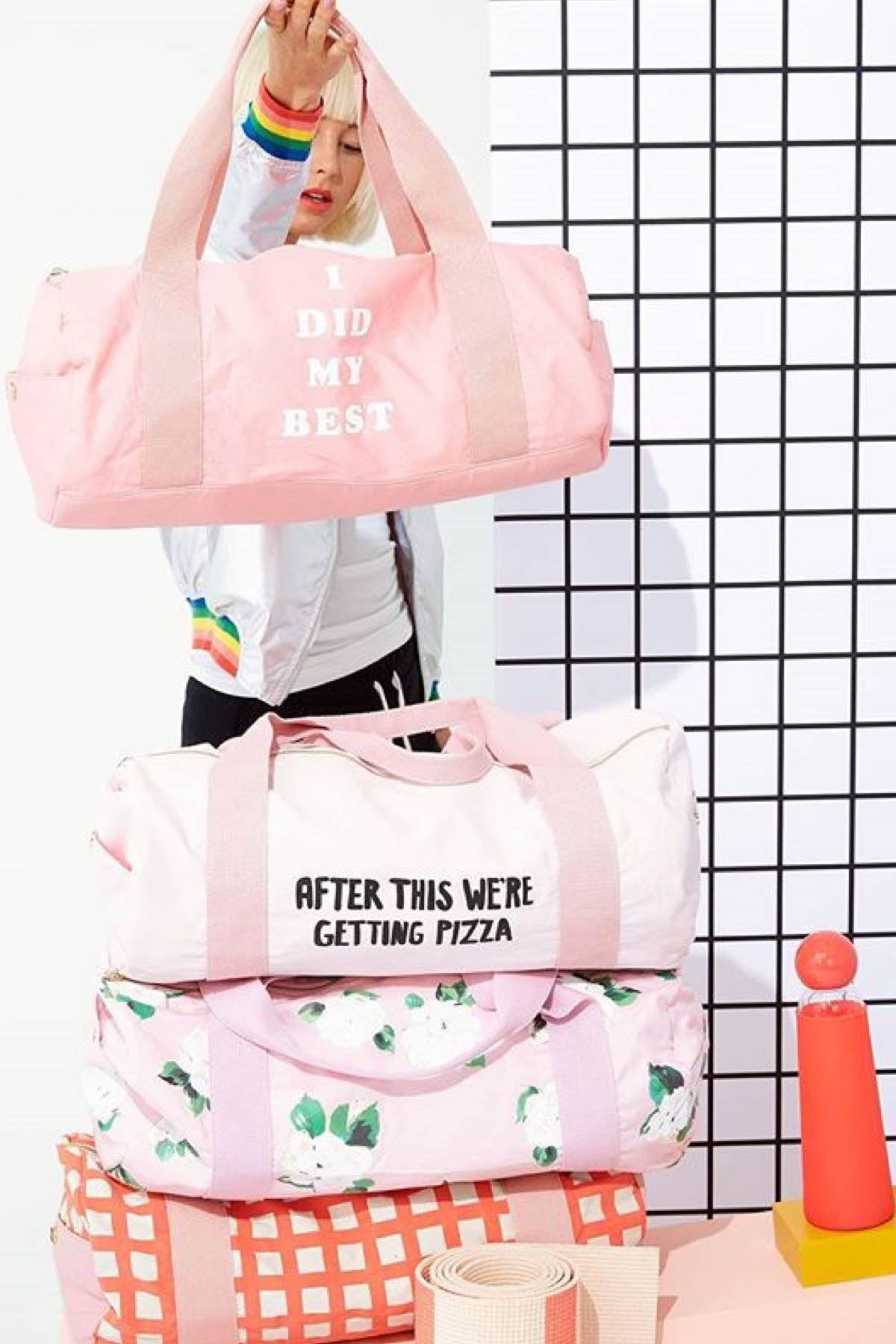 Ban.do Pink My Best Gym Bag