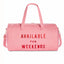 Ban.do Pink Weekends Getaway Duffle