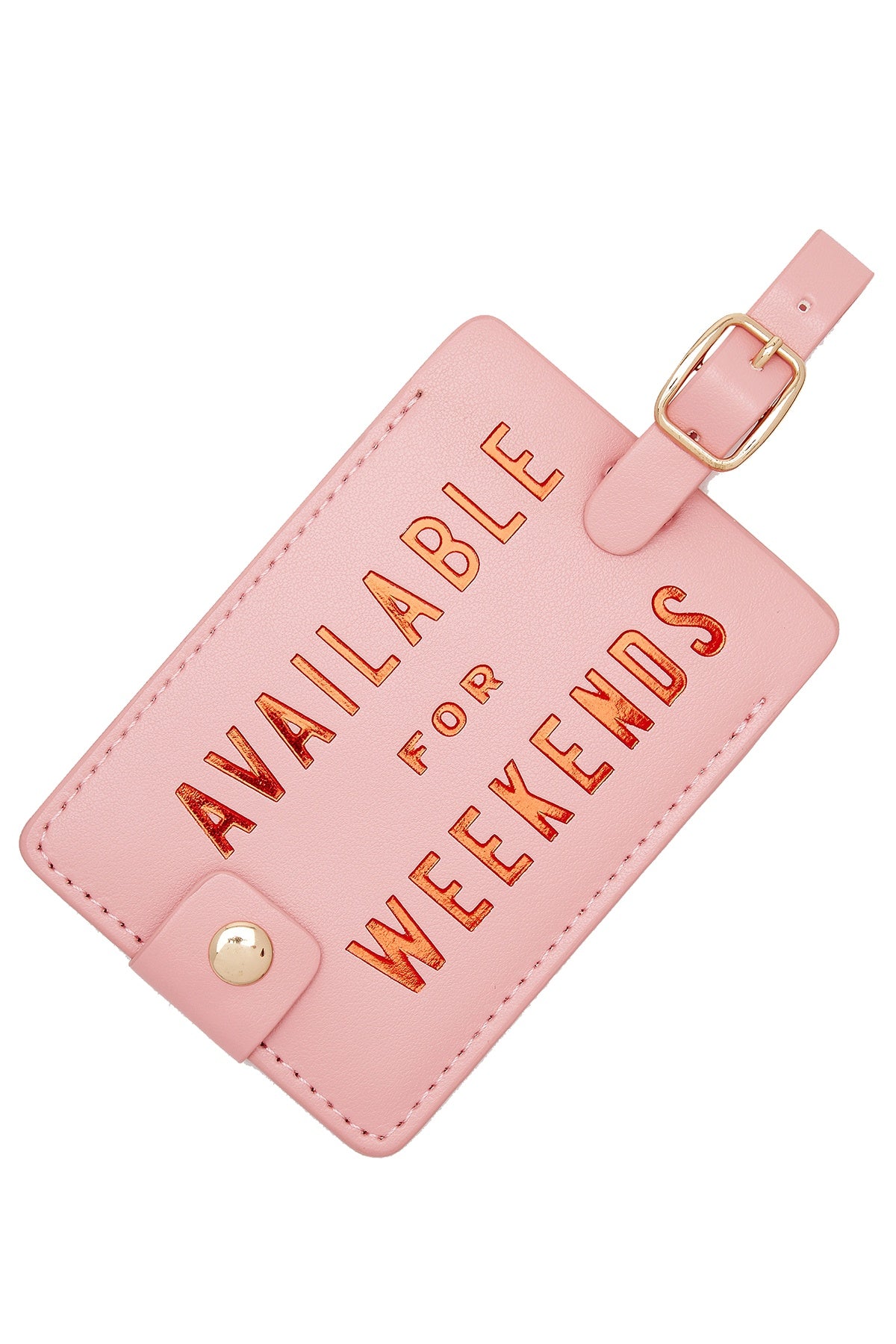 Ban.do Pink 'Weekends' Luggage Tag