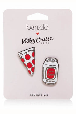 Ban.do Pizza & Beer 2pk Enamel Pins thumbnail 2