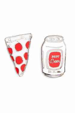 Ban.do Pizza & Beer 2pk Enamel Pins thumbnail 1