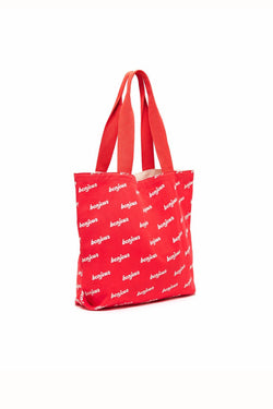 Ban.do Red Bonjour Canvas Tote thumbnail 3