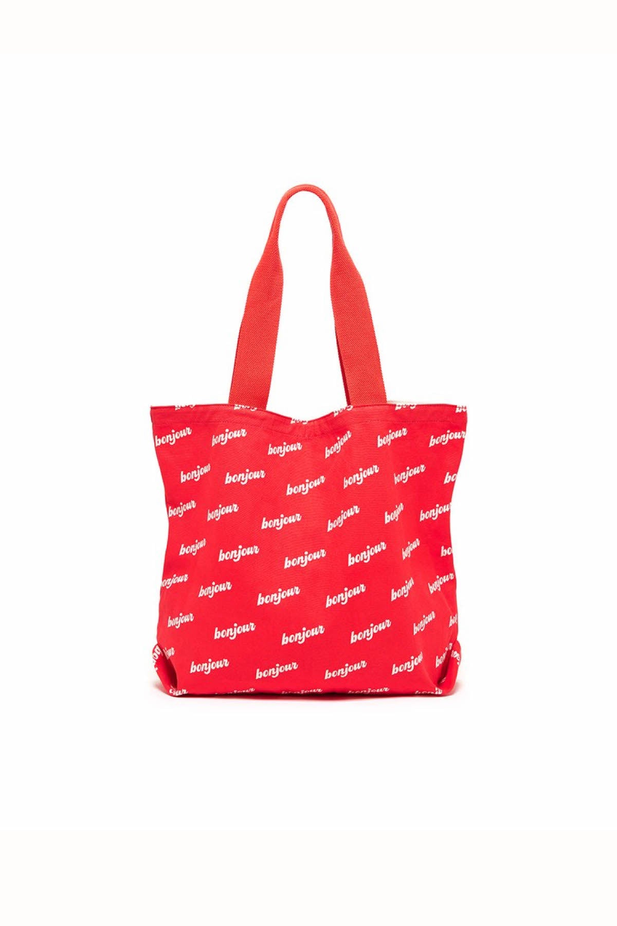 Ban.do Red Bonjour Canvas Tote