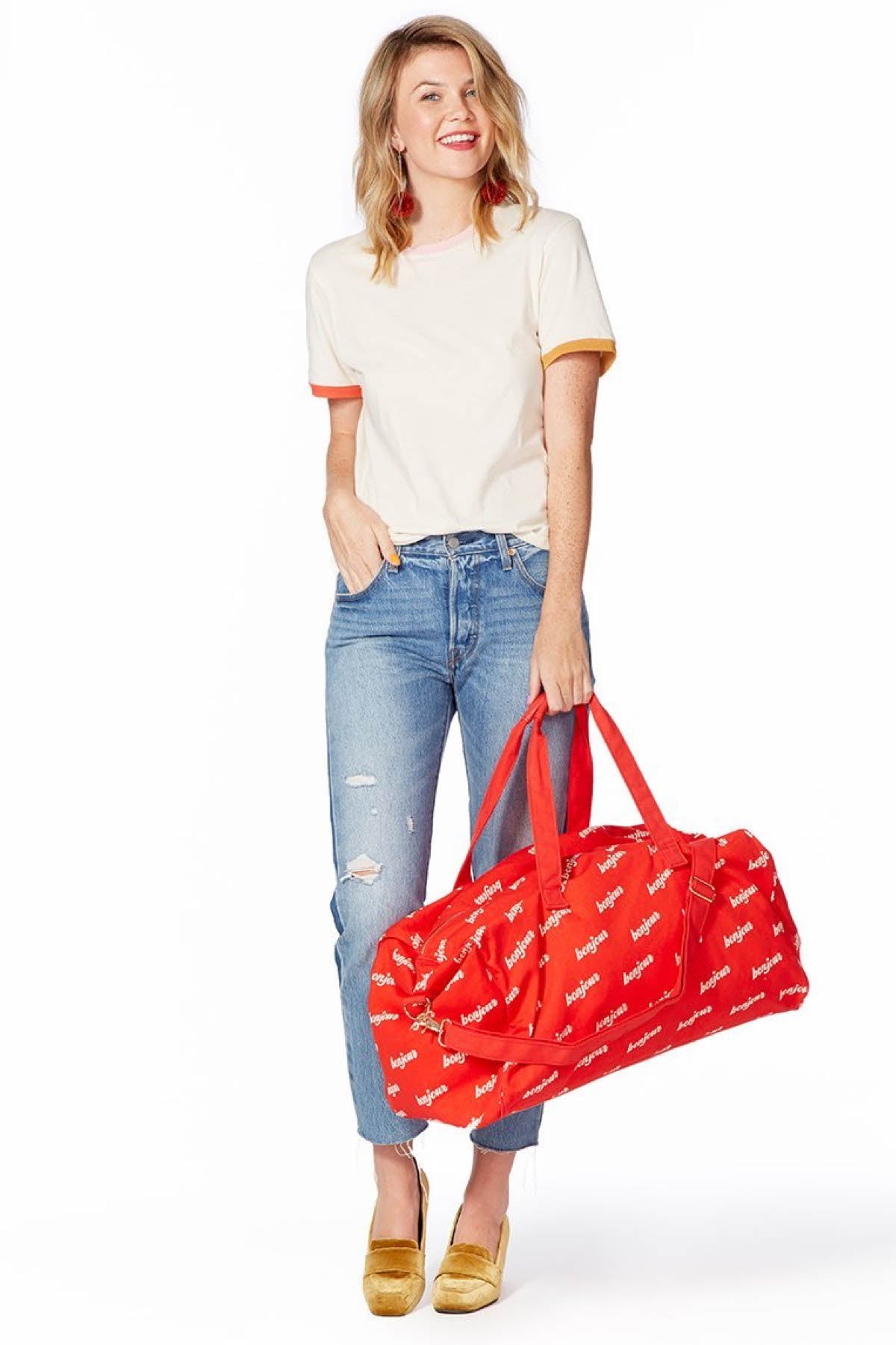 Ban.do Red Bonjour Getaway Duffle