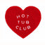 Ban.do Red Hot-Tub Club Heart Iron-On Patch