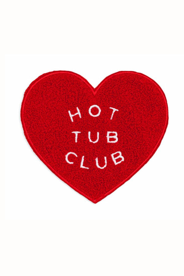 Ban.do Red Hot-Tub Club Heart Iron-On Patch