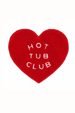 Ban.do Red Hot-Tub Club Heart Iron-On Patch thumbnail 1