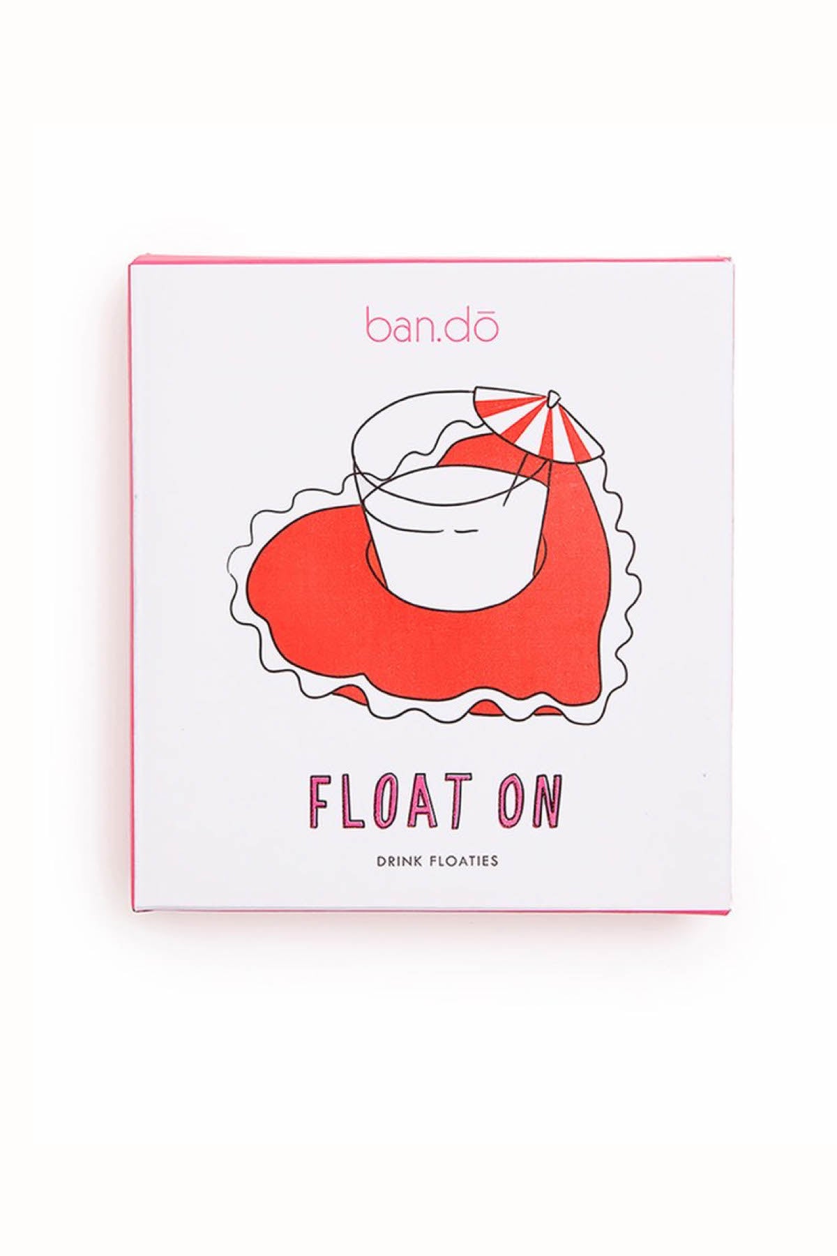 Ban.do Red Sweetheart Float-On drink Floatie 2-Pack