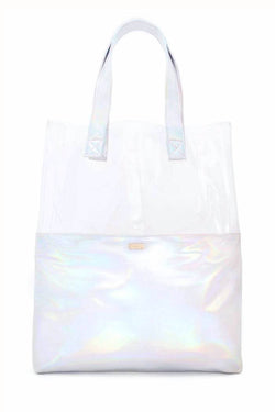 Ban.do Silver Holographic Peekaboo Tote thumbnail 1