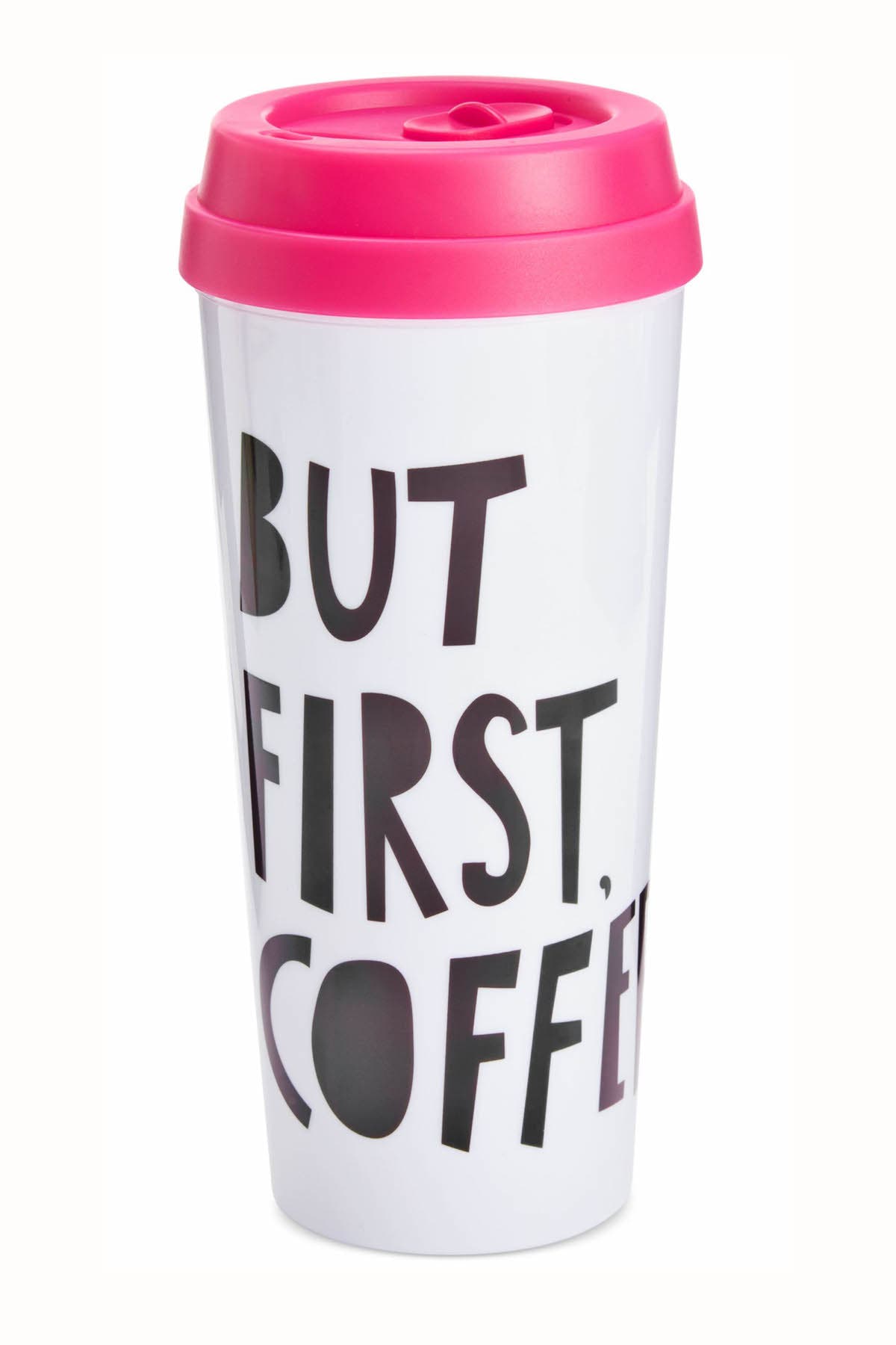 Ban.do White But First Coffee Thermal Travel Mug