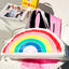 Ban.do White/Rainbow Super Chill Large Cooler Bag